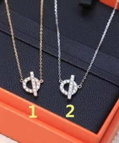 Hermes Finesse Pendant Necklace
