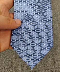 Hermes Pied Marin Tie In Blue