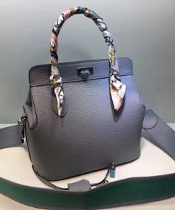 Hermes Toolbox Bag Swift Leather Palladium Hardware In Sky Blue